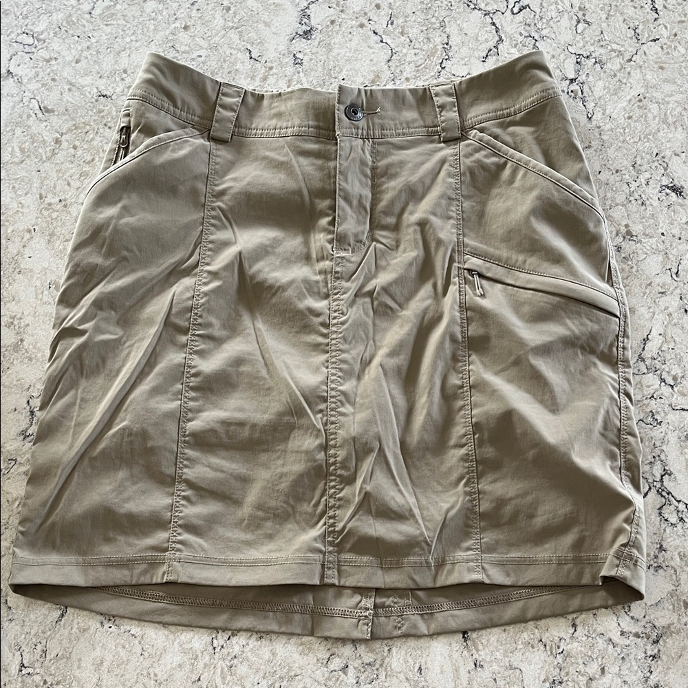 Duluth Khaki Mini Skort with Pockets size10 NWOT